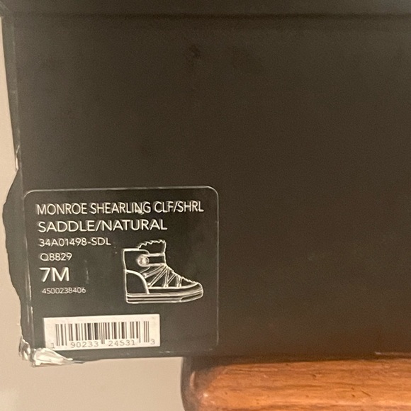 ❤️Final Price❤️Coach Monroe Shearling Saddle Leather Bootie - Picture 10 of 12